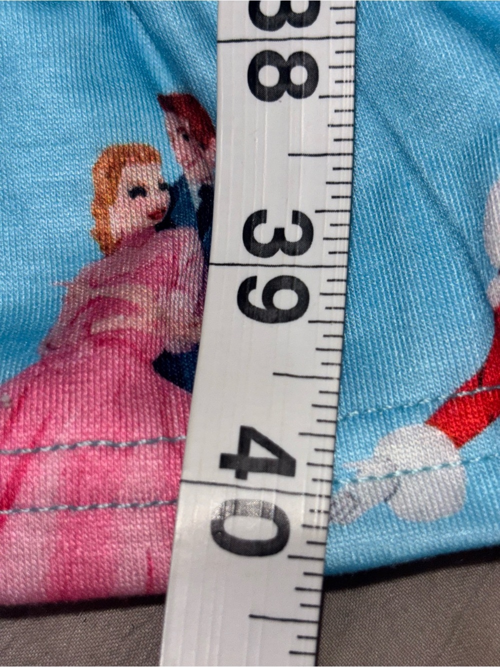 SHE’S SHOW White Christmas Movie Pajama Pants Blue Women’s Large NWT - Picture 6 of 6